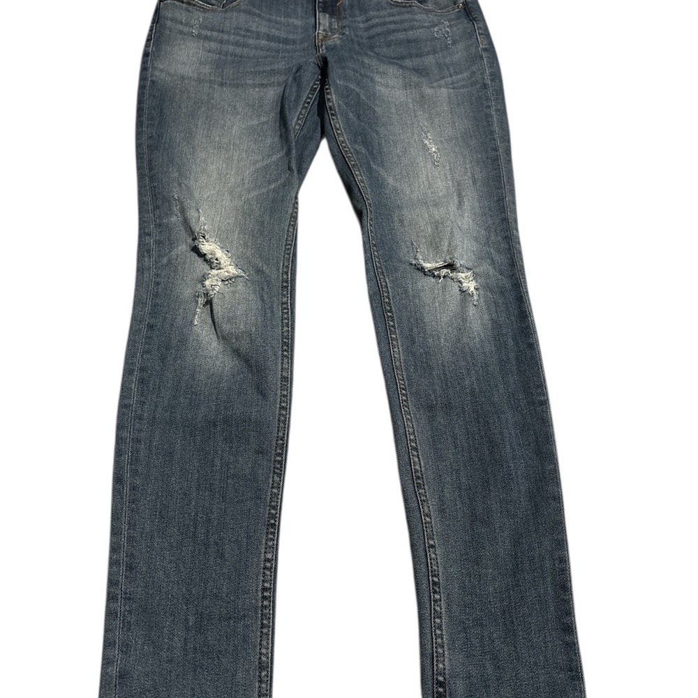 Vigoss Women's Distressed Skinny Jeans - Classic Blue